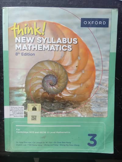 Maths book for grade 8 for sale