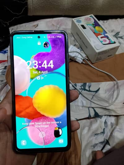 Samsung A51 full box 6/128 double official PTA approved  Read add