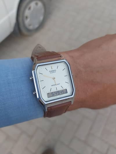 Casio AQ-230A Dual Time Original 100%