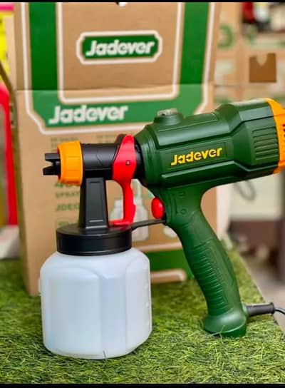 Jadever Paint Spray Gun , Copper Motor , Fiber Body With Warranty