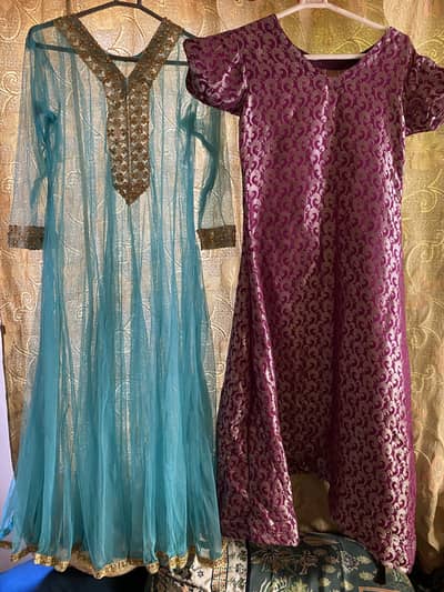 Long frock with inner & upper