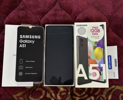 SAMSUNG GALAXY A51- 128GB RAM/ 8GB ROM- DUAL SIM - PTA APPROVED