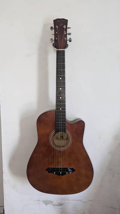 Standard size acoustic guitar
