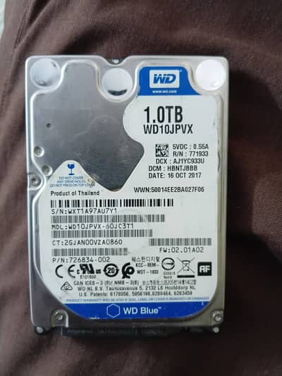 Laptop 1 TB hard drive