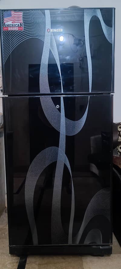 Singer Crystal Series Glass Door Refrigerator - 10-10 Condition