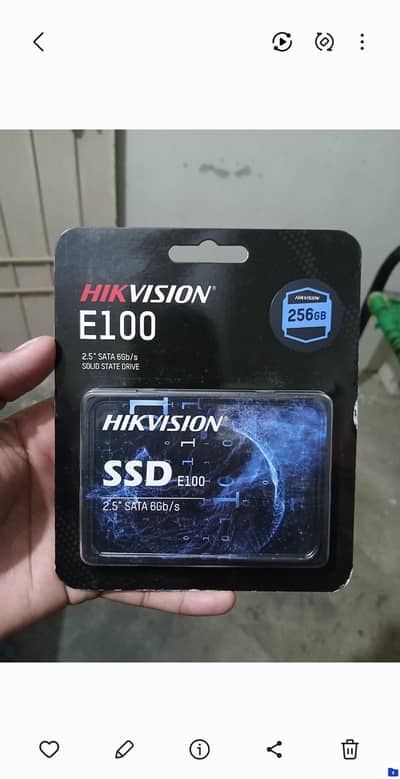 Hikvision 256GB SSD E100 (2.5” SATA) – Bilkul New Pack