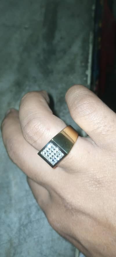 diamond ring gold color  just 1250rs
