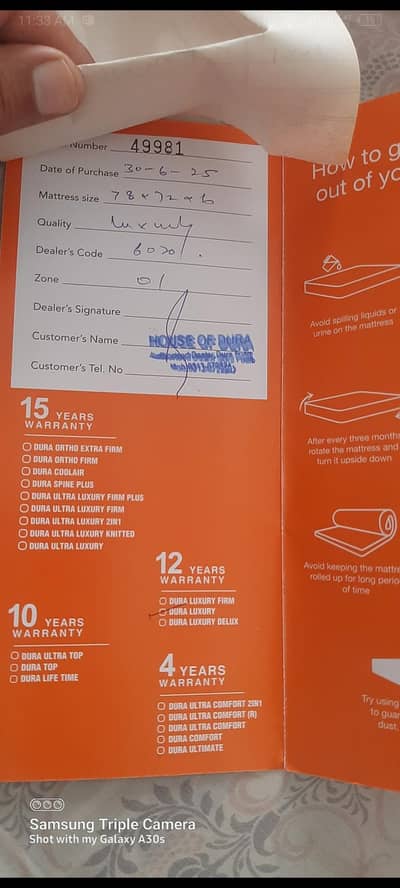 dura foam king size 78, 72 motai 6 inch