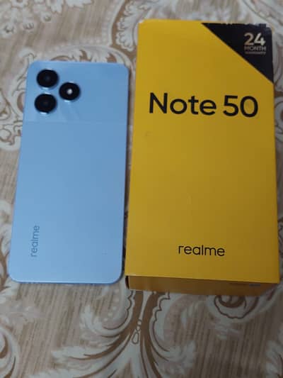Realme note 50 with box