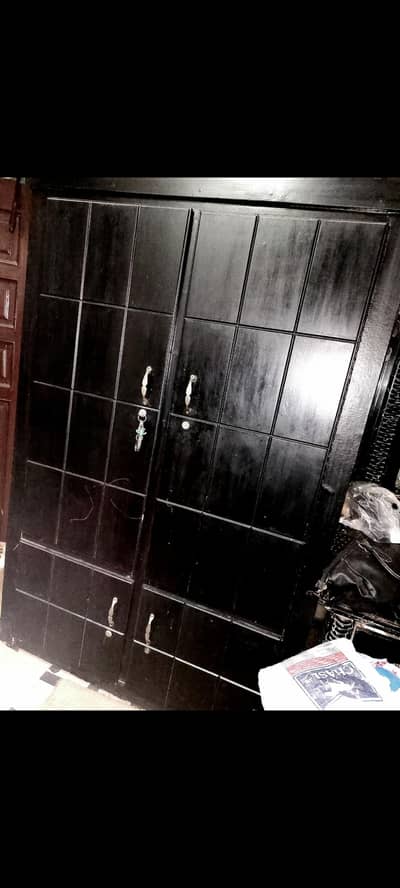 Double door wooden Almari