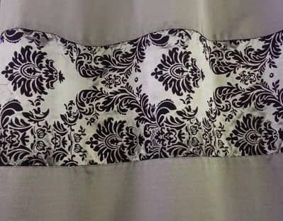 Pair of Elegant gry curtains