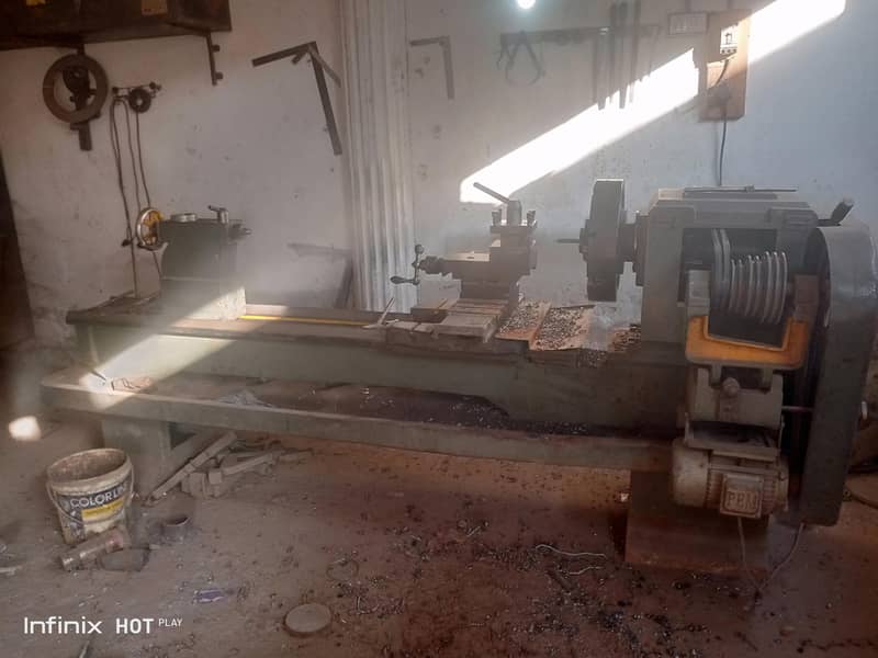 lathe Machine 10ft 1