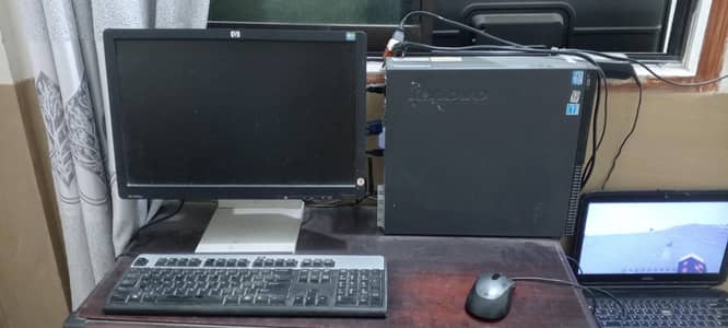 desktop PC with led mouse keyboard for sale