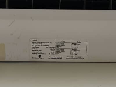 Haier 1.5 Ton Inverter Split AC – Low Electricity Consumption