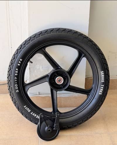CG 125 RIMS & TYRE