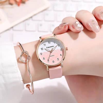 Korean Style Student Watch with Luminous Dial