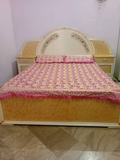 wooden bed, sofa, dressing, table etc