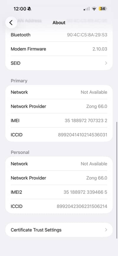 I PHONE 16 pro max MDM Ha orgnal