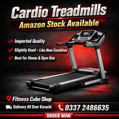 Cardio Treadmills for Sale | Amazon Stock | Karachi
