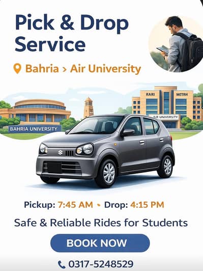 Premium Pick and drop For University