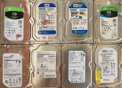 Hard Drives For Sale (320GB / 500GB / 1TB / 8TB Skyhawk) – Fully Work