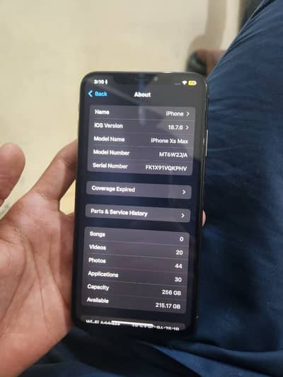 iPhone xs max 256gb