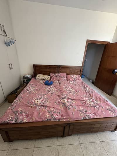 2 single bed with mattress urgent sell