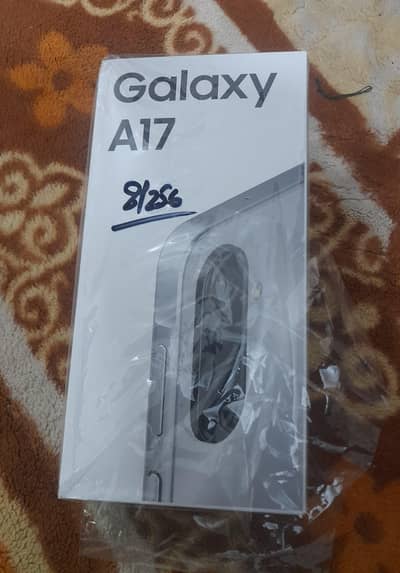 Samsung A17 – Brand New, Box Pack, Not Used, (Model A17 not A16)
