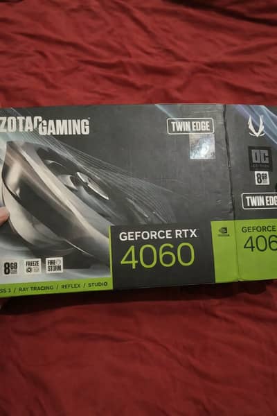 Nvidia GeForce RTX 4060 8GB Twin Edge OC Edition - Zotac 1 month used