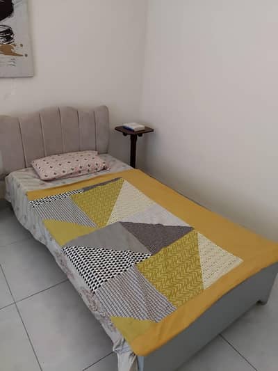 Set of Single Beds - Solid Wood & Cushioning