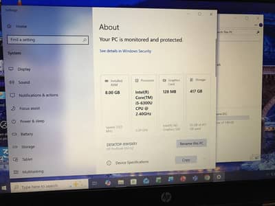hp core i5 6 generation