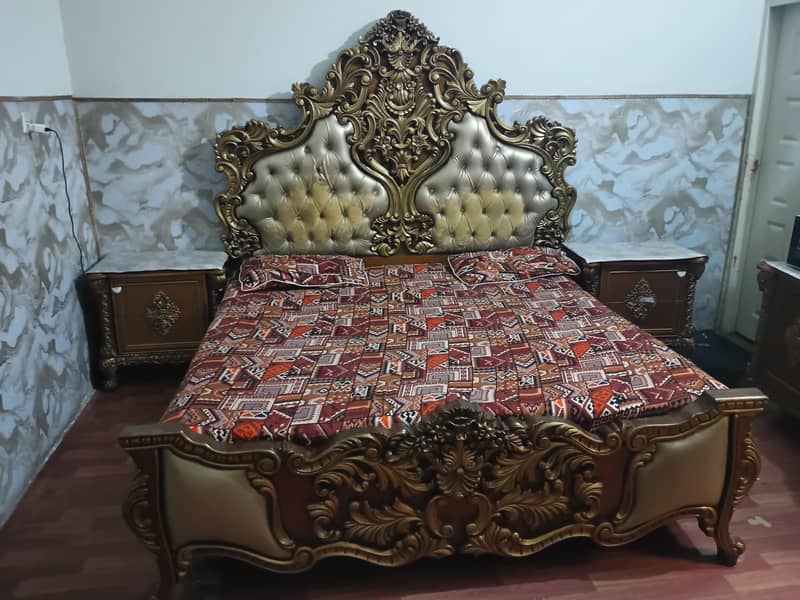 bed  with dressing and side table 1