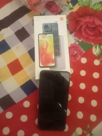Redmi 12C with Box and Adapter