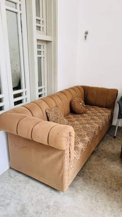 2 Sofas for Sale – Dewan + 3 Seater Sofa