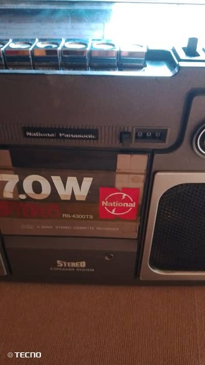 radio tape recorder national Panasonic full working for sale
