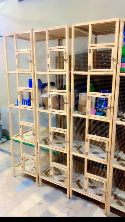 5 cages pr cage 2700Rs