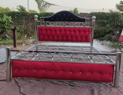 stainless steel Bed|steel Double Bed|iron bed|bed set|03092056793