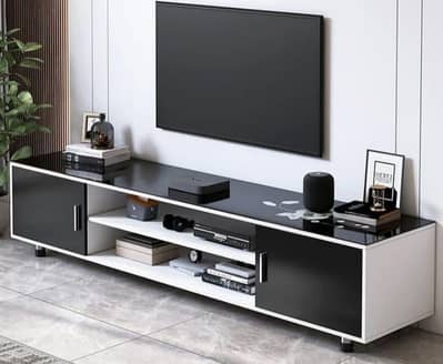 led tv media rack tv console