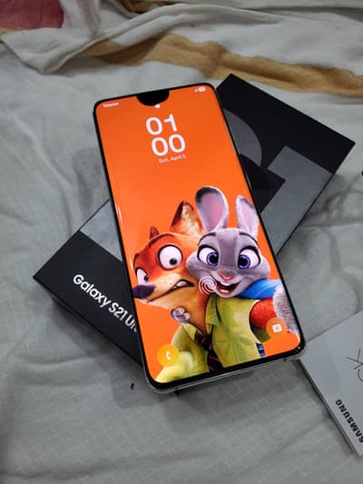 Samsung Galaxy S21Ultra 5G for sell 12 128Gb Dule Sim pta approved