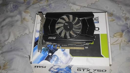 GTX 750 Oc Edition with box for sale