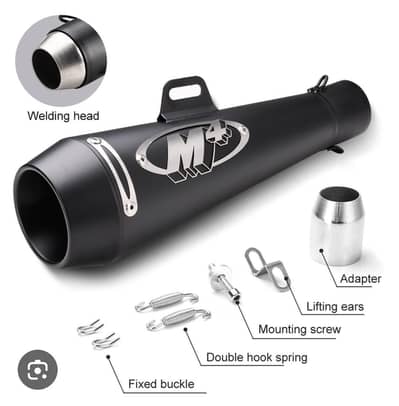 M4 exhaust , Sc project , Acrapovic Exhaust heavy bike sound boaster