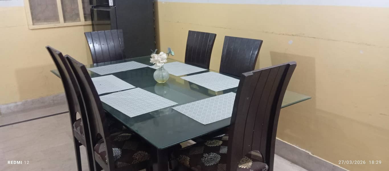 Mirror Dining Table set 2