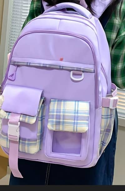 School/College bag purple colour