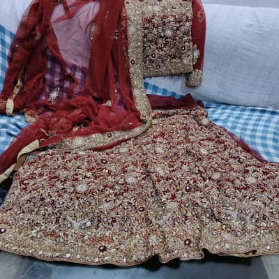 Bridal lehenga choli for barat  event