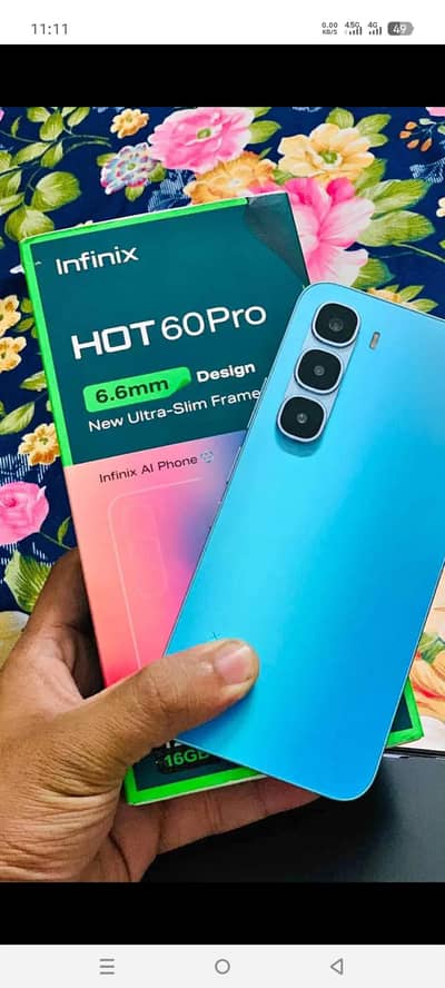 Infinix hot 60 pro 8+8 128