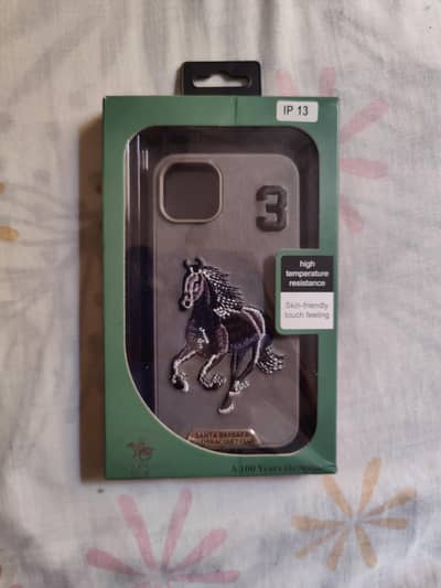 Santa Barbara Polo & Racquet Club Embroidered Leather Case – iPhone 13