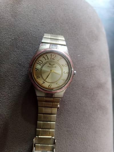 hand watch steel body