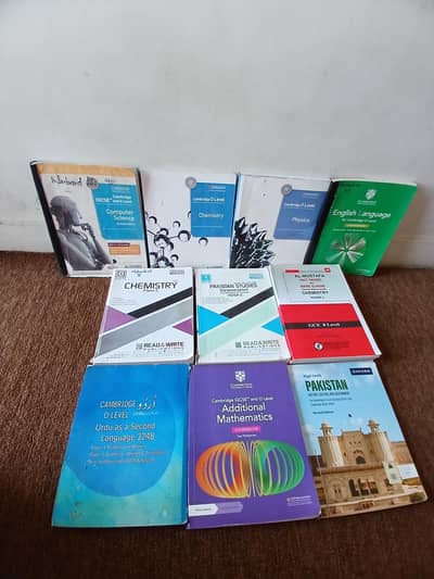 whole bundal of books  for camberidge olevel