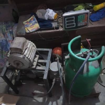 log gas filling machine and weight machine