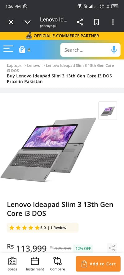 Lenovo Ideapad Slim 3